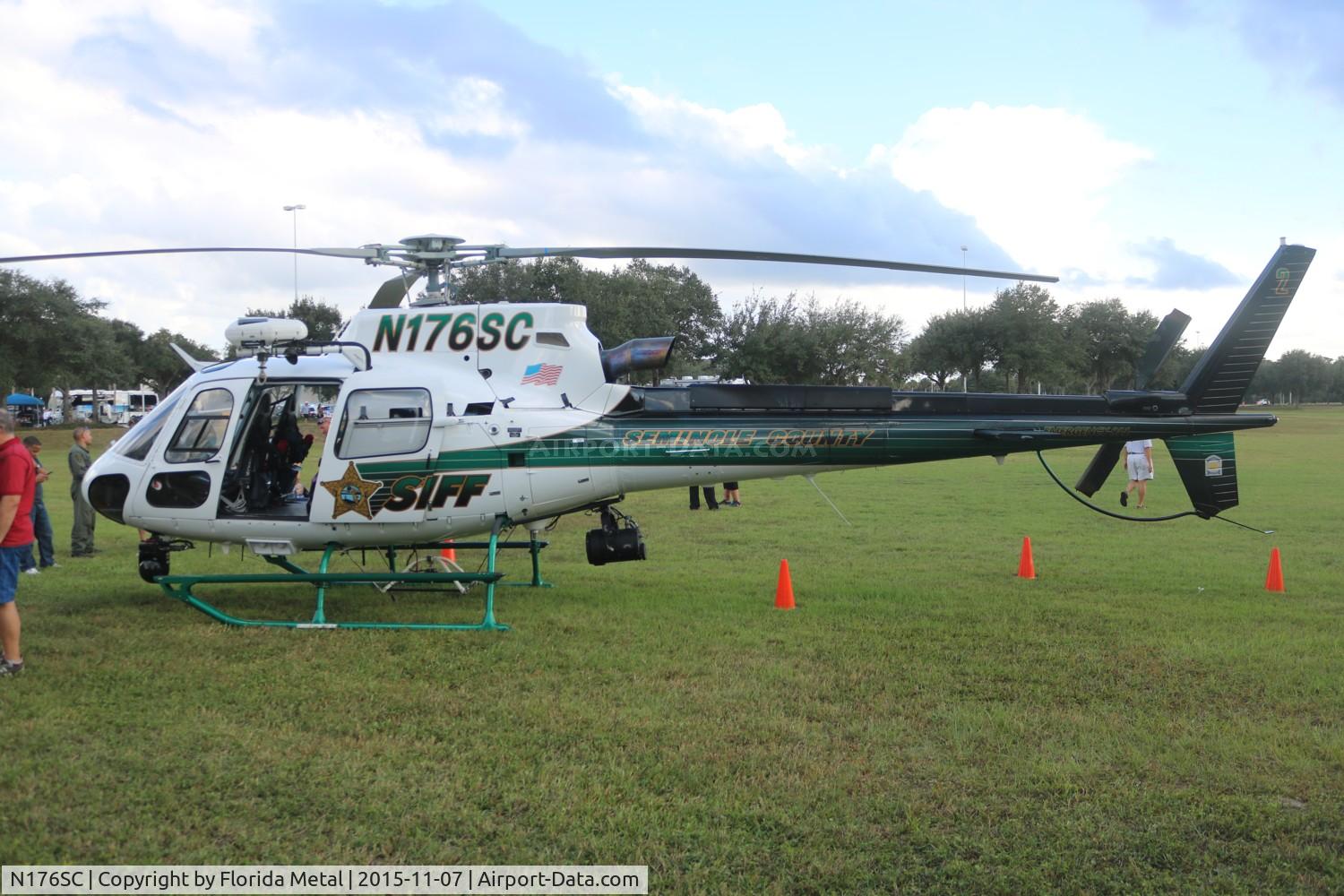 N176SC, 2013 Eurocopter AS-350B-3 Ecureuil Ecureuil C/N 7708, Seminole County Sheriff at American Heroes Air Show Oveido