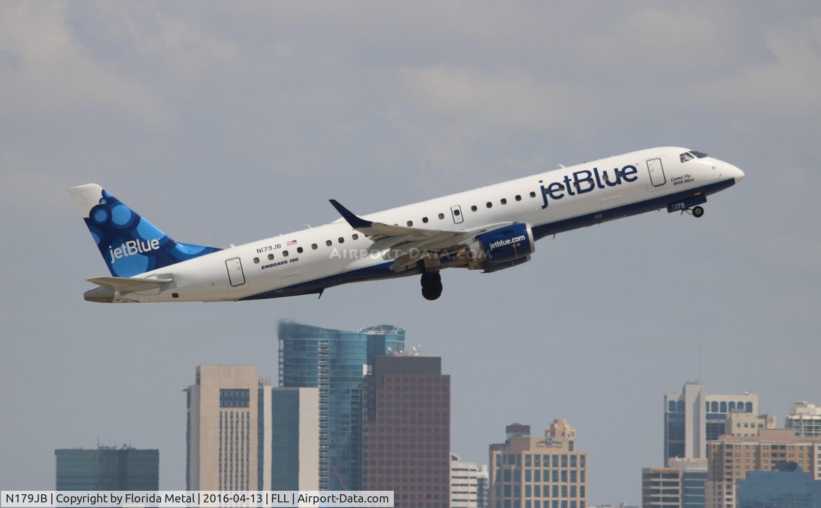 N179JB, 2005 Embraer 190AR (ERJ-190-100IGW) C/N 19000006, Jet Blue