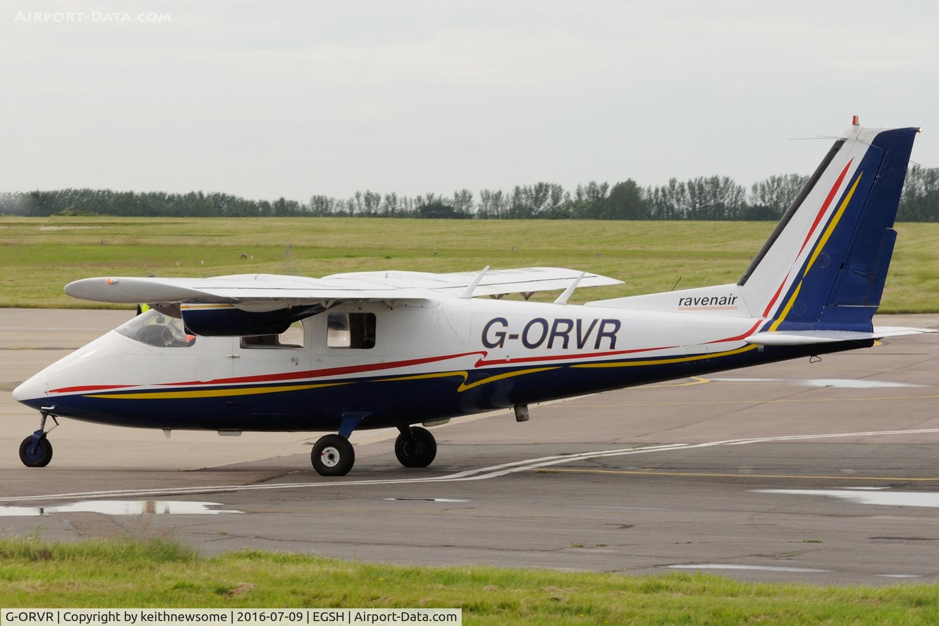 G-ORVR, 1977 Partenavia P-68B Victor C/N 115, Return Visitor.