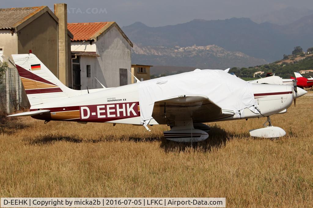 D-EEHK, 1984 Piper PA-28-161 Warrior II C/N 28-8516012, Parked