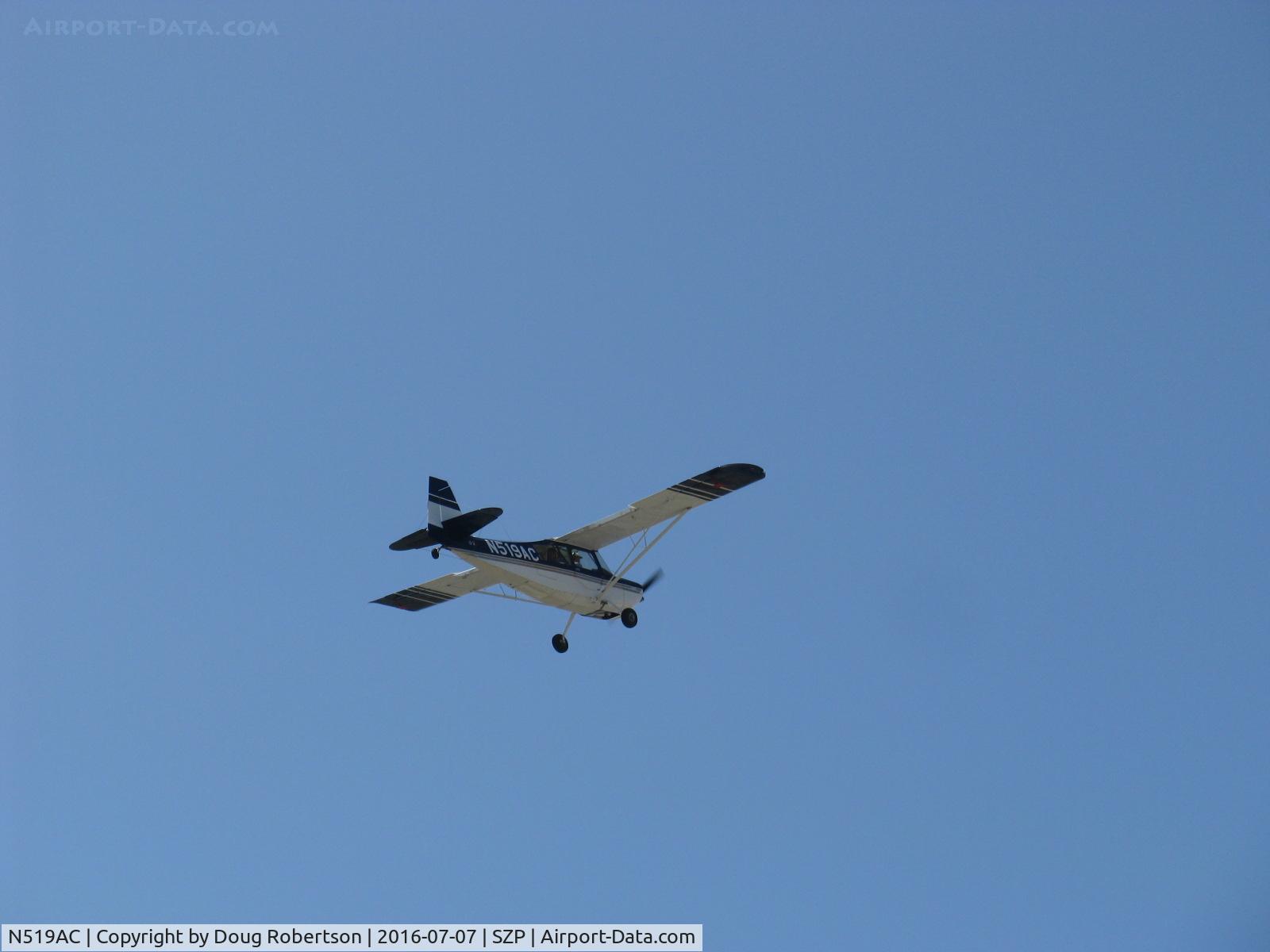 N519AC, 2000 American Champion 7GCBC C/N 1295-2000, 2000 American Champion 7GCBC EXPLORER, Continental O-320 150 Hp, takeoff climb Rwy 22