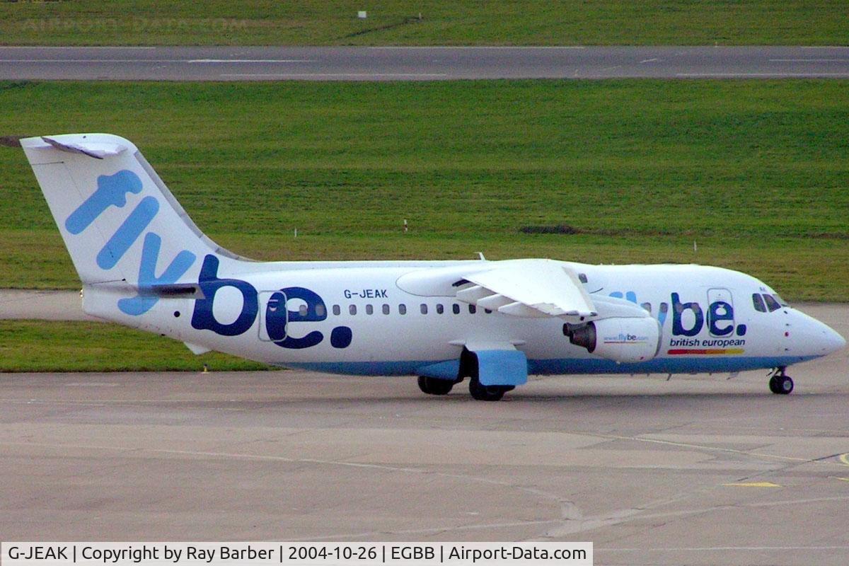 G-JEAK, 1988 British Aerospace BAe.146-200 C/N E2103, BAe 146-200 [E2103] (Flybe) Birmingham Int'l~G 26/10/2004
