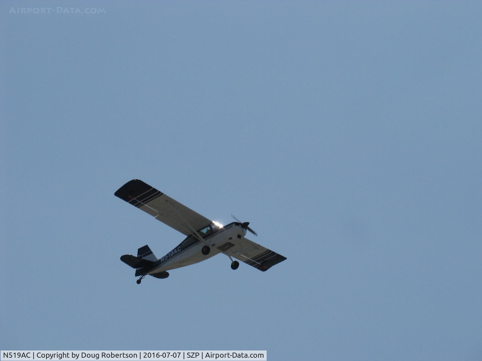 N519AC, 2000 American Champion 7GCBC C/N 1295-2000, 2000 American Champion 7GCBC EXPLORER, Continental O-320 150 Hp, takeoff climb Rwy 22