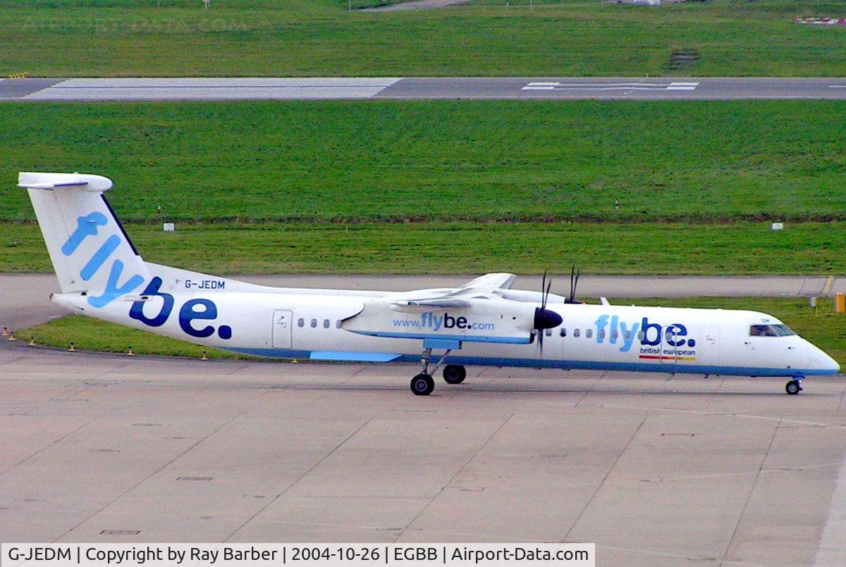 G-JEDM, 2003 De Havilland Canada DHC-8-402Q Dash 8 C/N 4077, De Havilland Canada DHC-8Q-402 Dash 8 [4077] (Flybe) Birmingham Int'l~G 26/10/2004