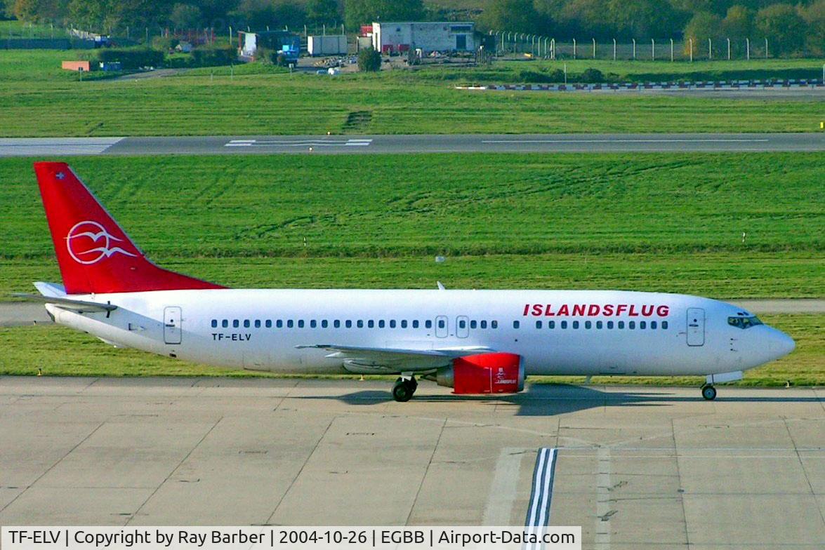 TF-ELV, 1990 Boeing 737-4S3 C/N 24796, Boeing 737-4S3 [24796] (Islandsflug) Birmingham Int'l~G 26/10/2004