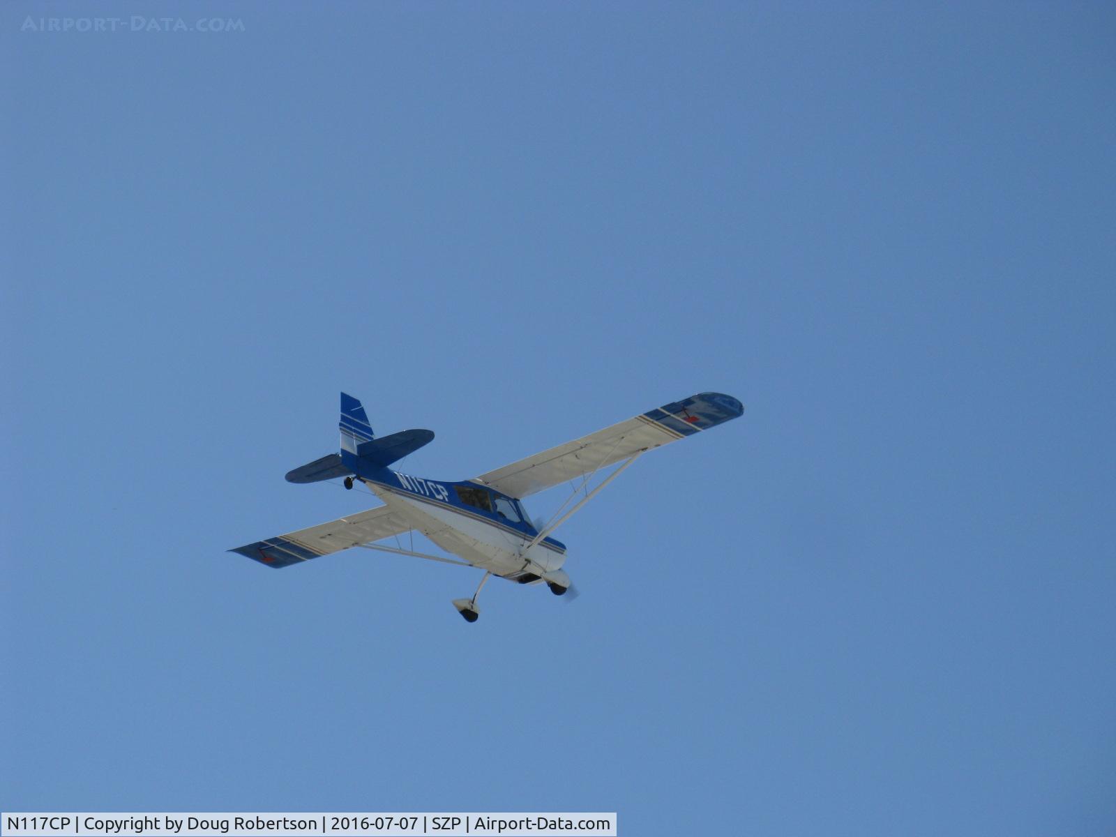 N117CP, American Champion 7GCBC Citabria C/N 1275-99, 1999 American Champion 7GCBC CITABRIA, Lycoming O-320 150 Hp, takeoff climb Rwy 22