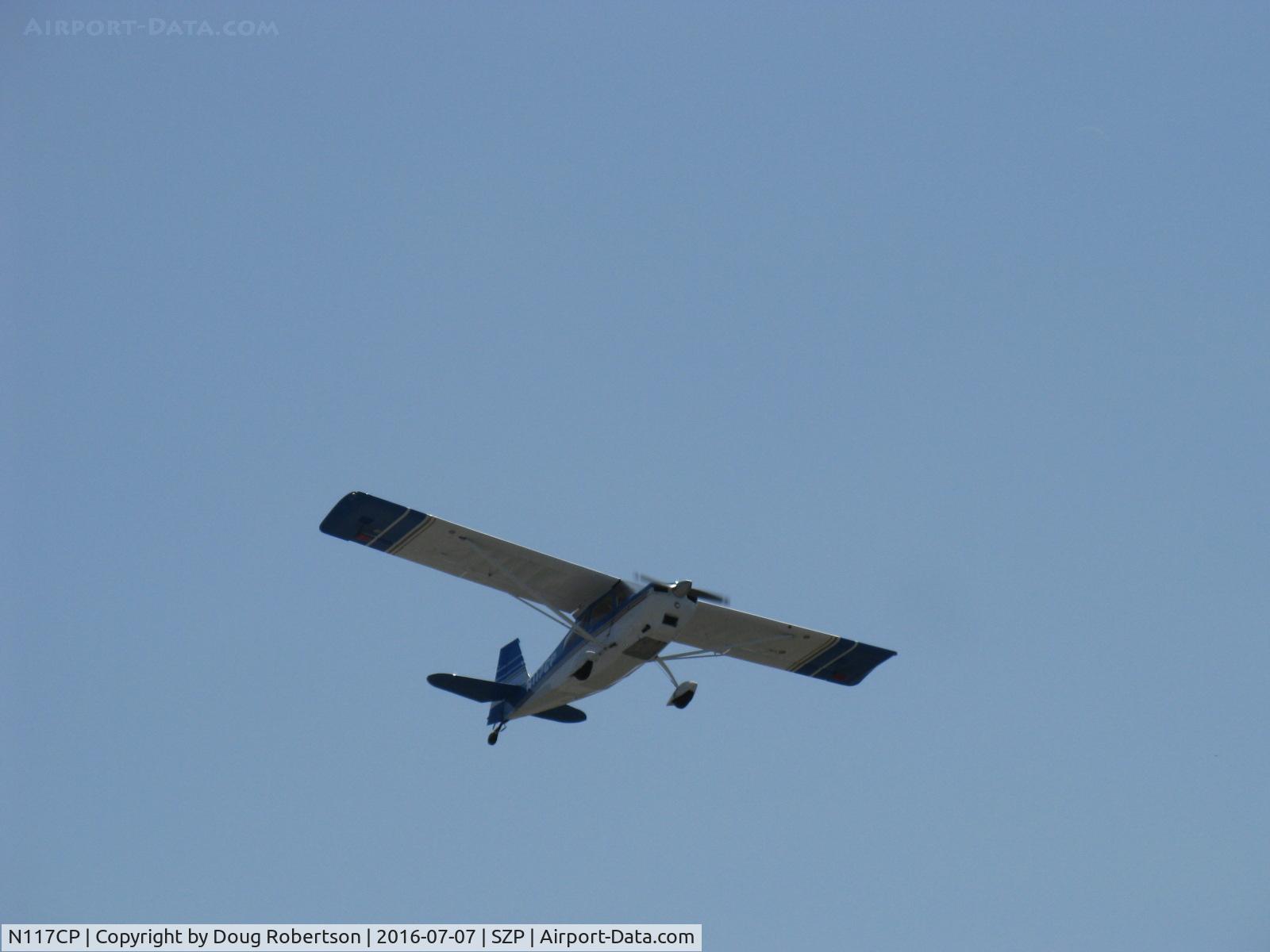 N117CP, American Champion 7GCBC Citabria C/N 1275-99, 1999 American Champion 7GCBC CITABRIA, Lycoming O-320 150 Hp, another takeoff climb Rwy 22