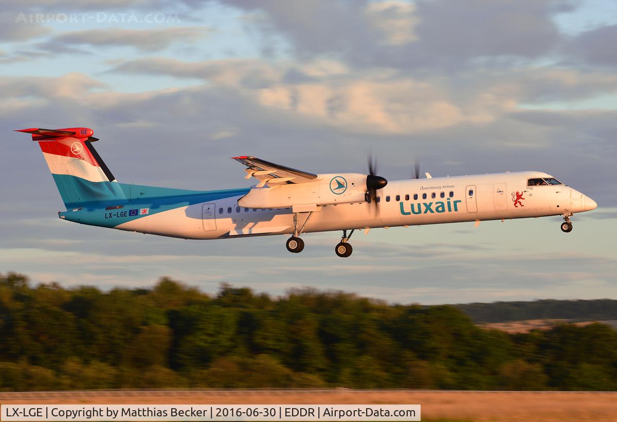 LX-LGE, 2009 De Havilland Canada DHC-8-402Q Dash 8 C/N 4284, LX-LGE
