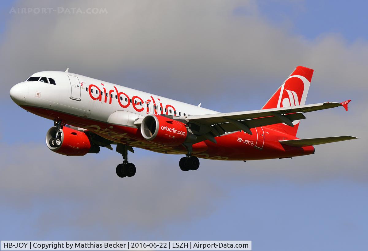 HB-JOY, 2007 Airbus A319-111 C/N 3245, HB-JOY