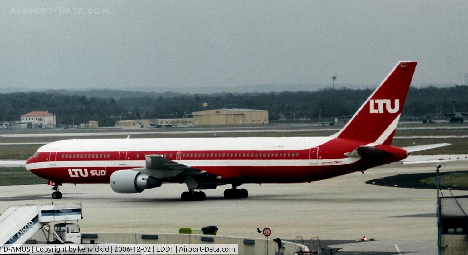 D-AMUS, 1989 Boeing 767-3G5 C/N 24258, LTU sud