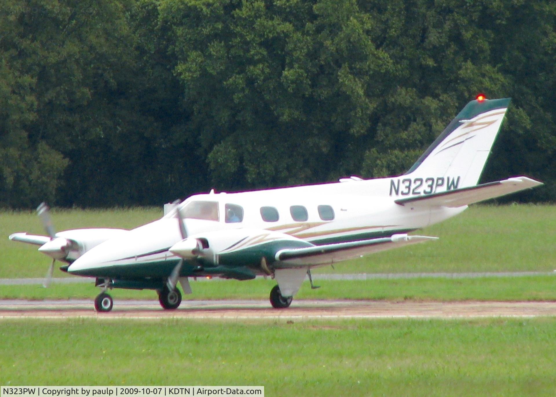 N323PW, 1980 Beech B-60 Duke C/N P-541, At Downtown Shreveport.