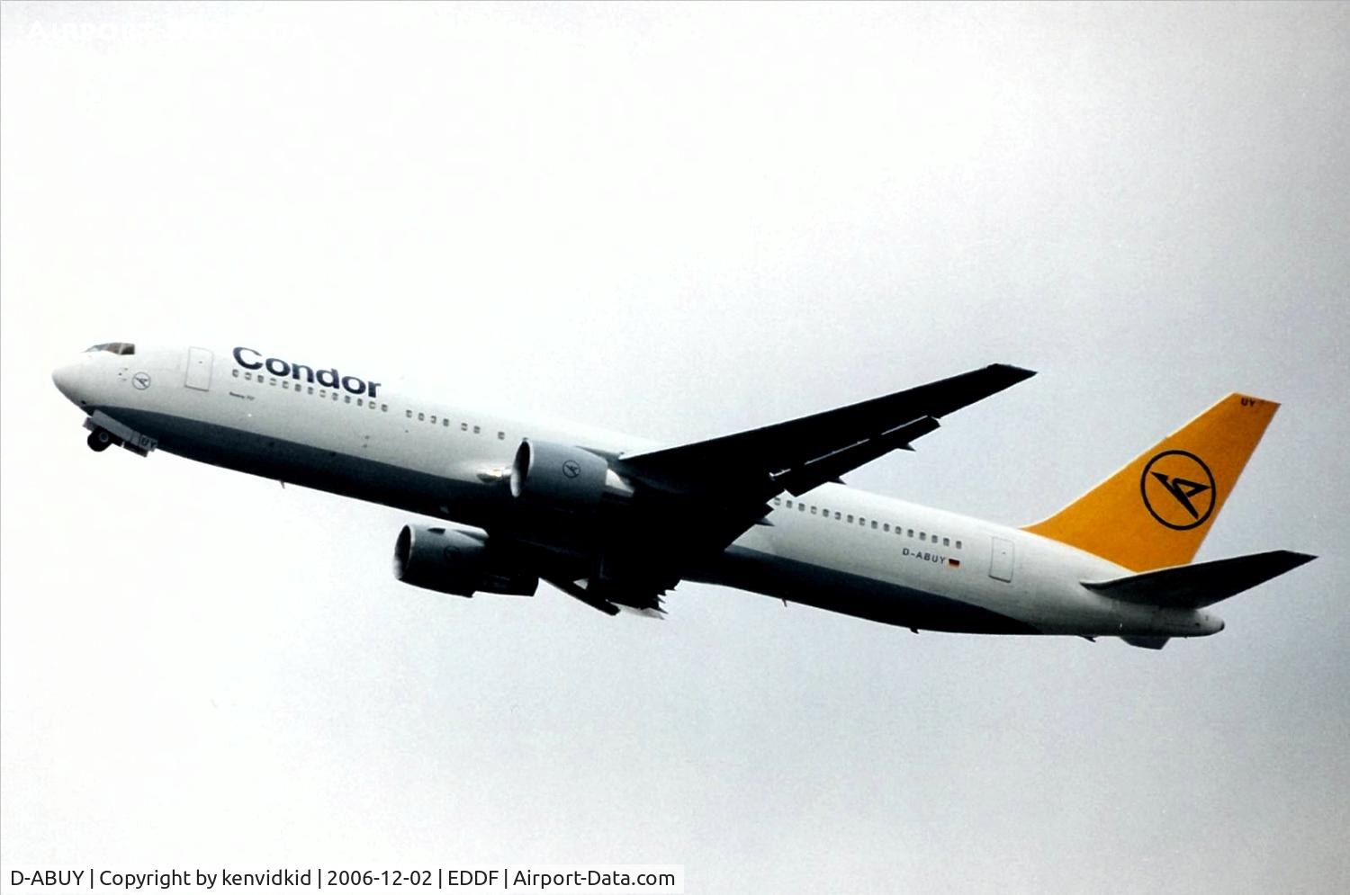 D-ABUY, 1991 Boeing 767-330/ER C/N 25208/381, Condor