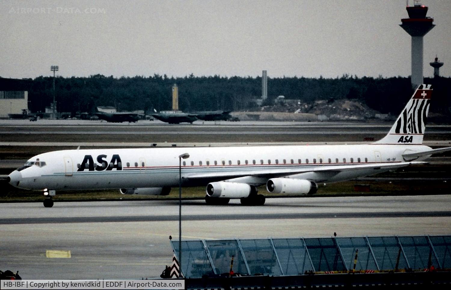 HB-IBF, 1970 Douglas DC-8-63 C/N 46141, African Safari Airways (ASA)
