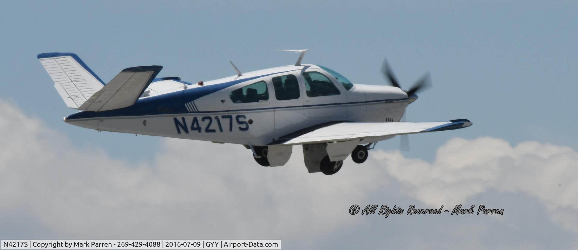 N4217S, 1977 Beech V35B Bonanza C/N D-9968, Gary Airport