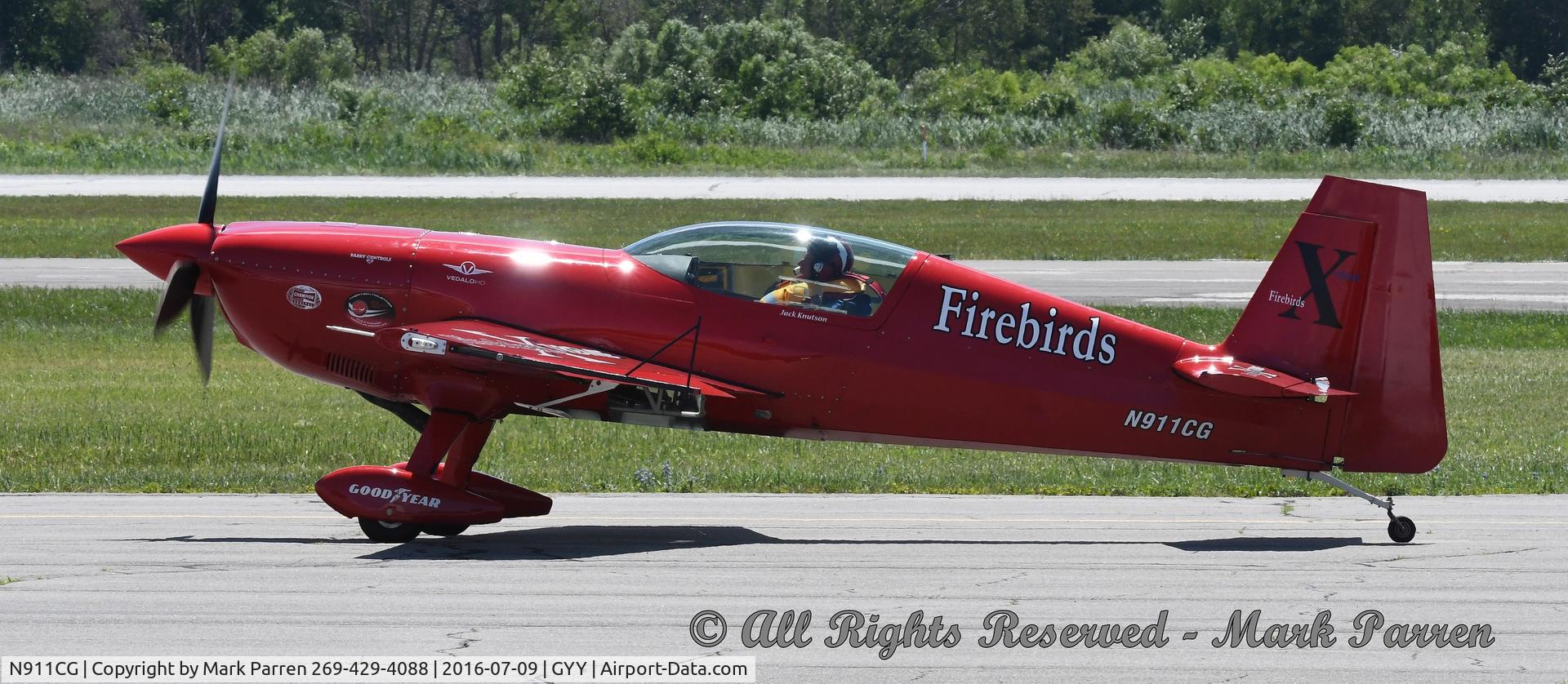 N911CG, 1993 Extra EA-300S C/N 01, Gary Indiana AirShow