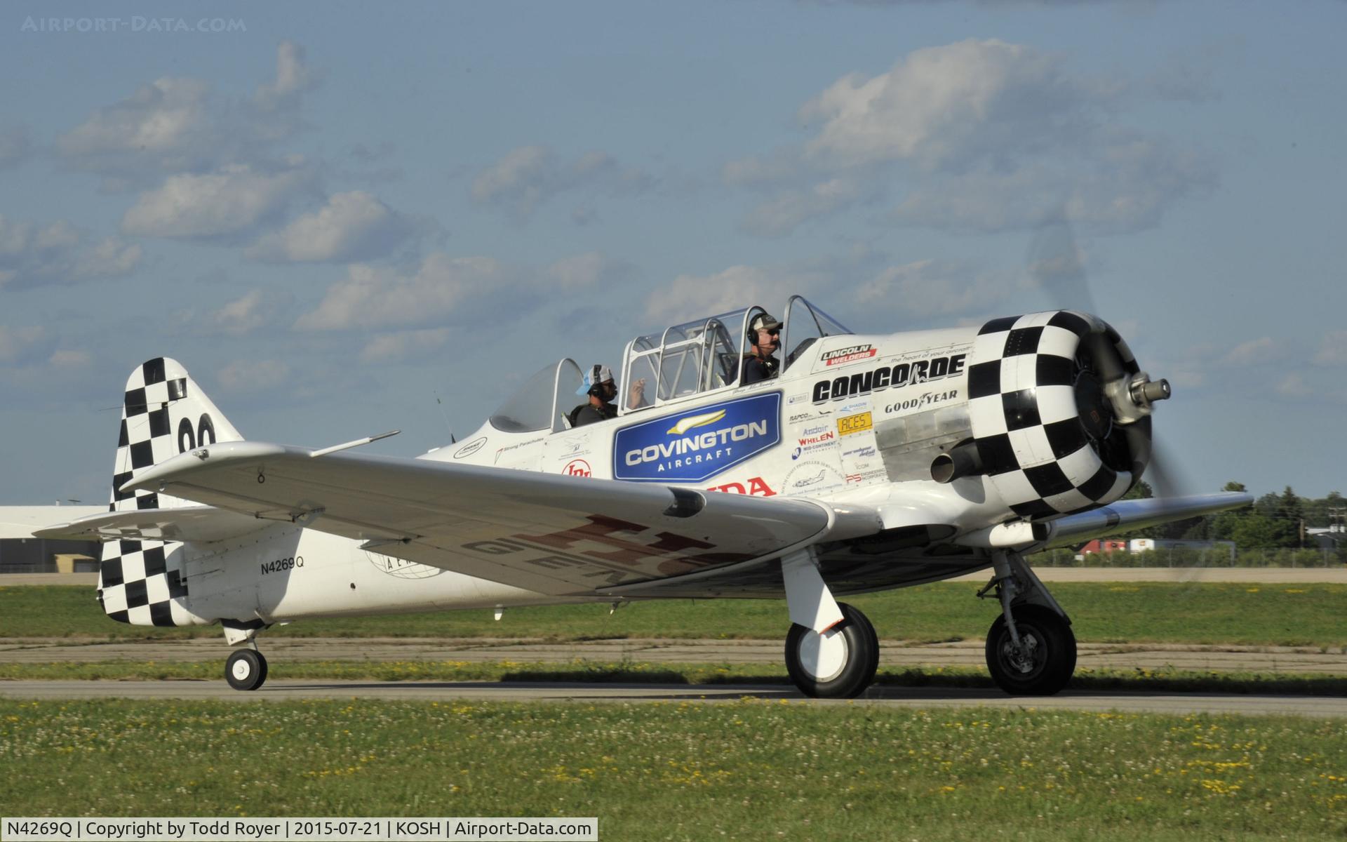 N4269Q, 1953 North American T-6G Texan C/N 197-5, Airventure 2015