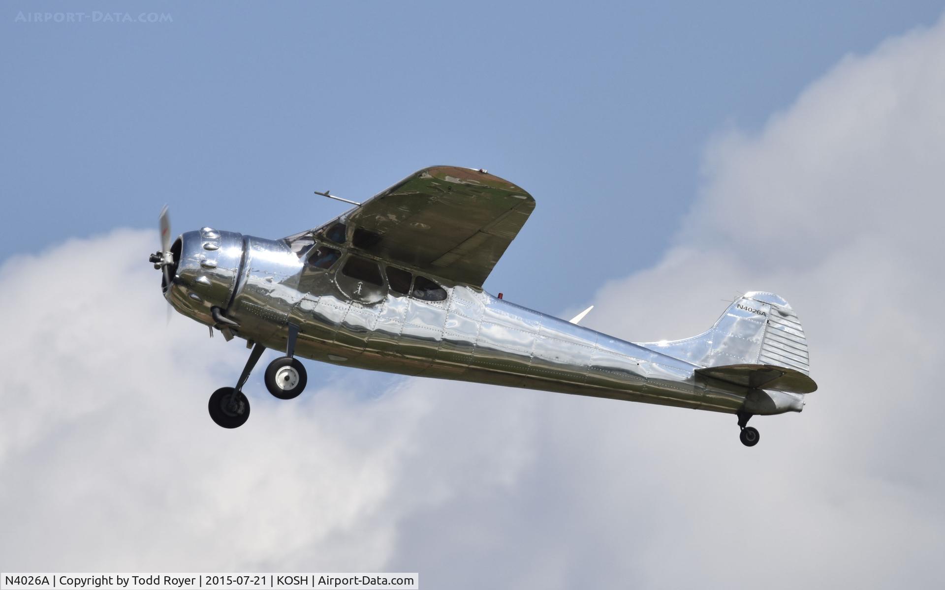 N4026A, 1952 Cessna 195A C/N 7830, Airventure 2015