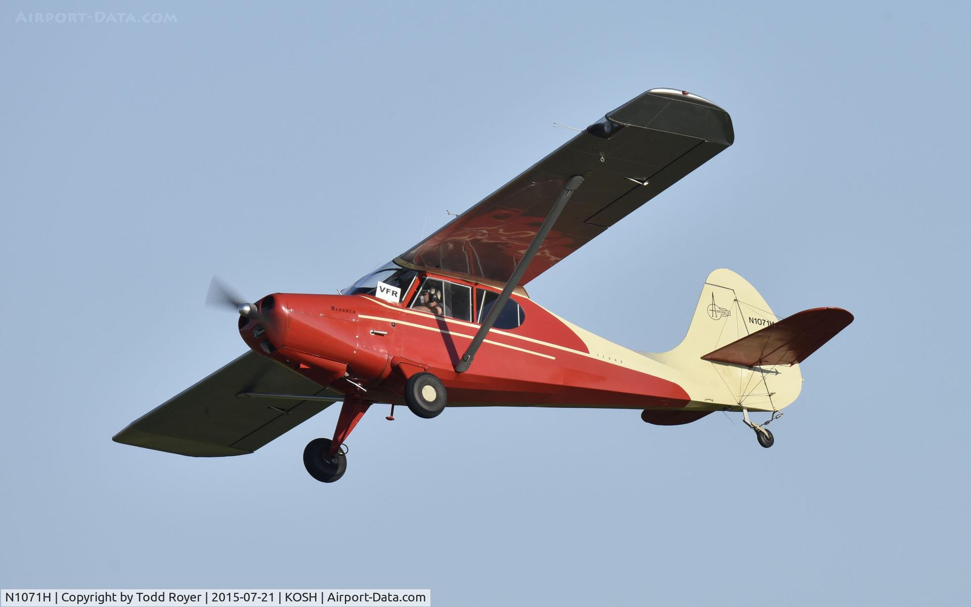 N1071H, 1948 Aeronca 15AC Sedan C/N 15AC-90, Airventure 2015