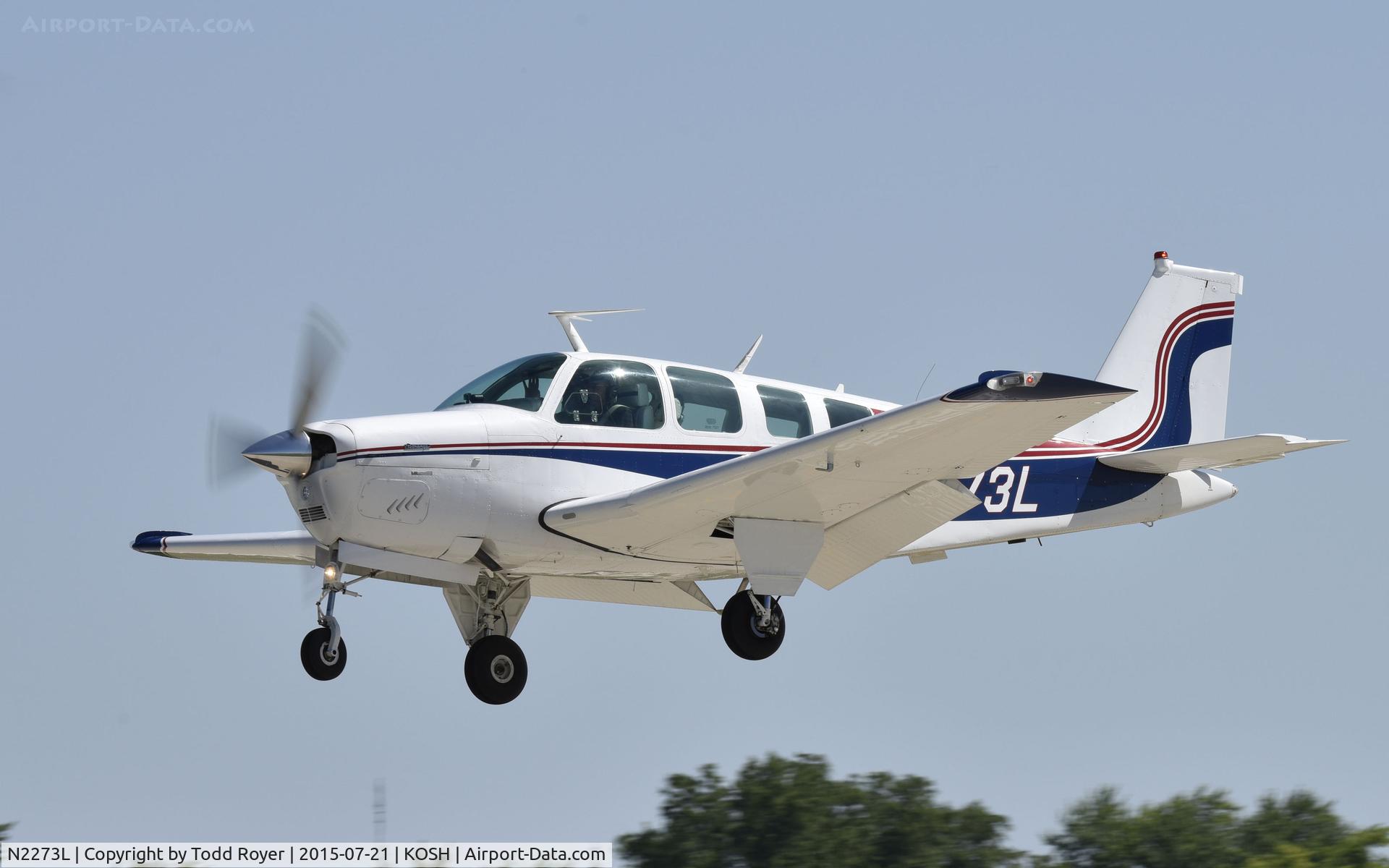 N2273L, 1976 Beech A36 Bonanza 36 C/N E-925, Airventure 2015