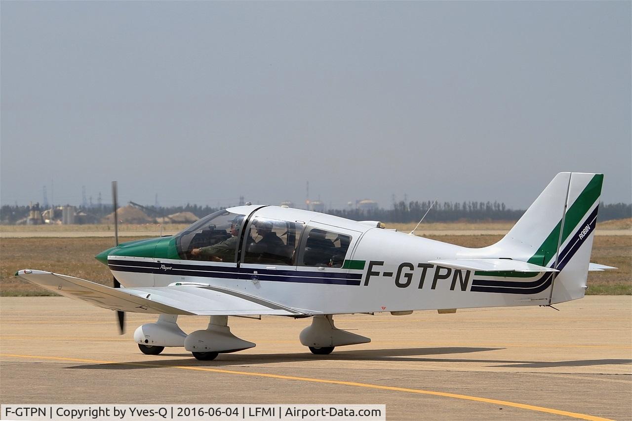 F-GTPN, Robin DR-400-180 Regent Regent C/N 2435, Robin DR-400-180, Taxiing to holding point, Istres-Le Tubé Air Base 125 (LFMI-QIE) open day 2016