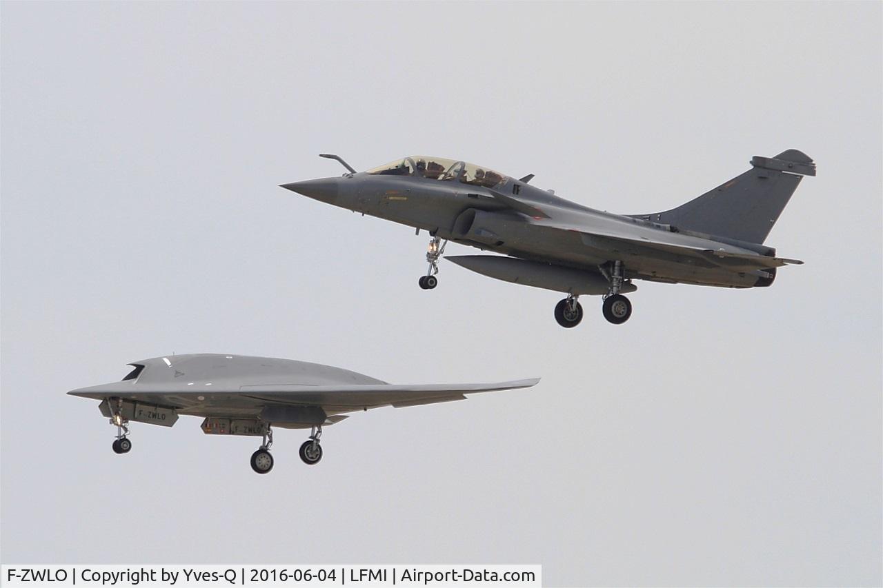 F-ZWLO, 2012 Dassault nEUROn C/N 1, nEUROn, experimental unmanned combat aerial vehicle, demonstration flight for the first time at Istres-Le Tubé Air Base 125 (LFMI-QIE) open day 2016
