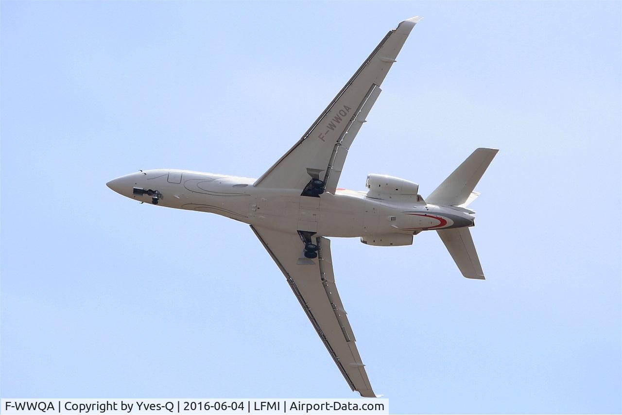 F-WWQA, 2014 Dassault Falcon 8X C/N 401, Dassault Falcon 8X, On display, Istres-Le Tubé Air Base 125 (LFMI-QIE) open day 2016