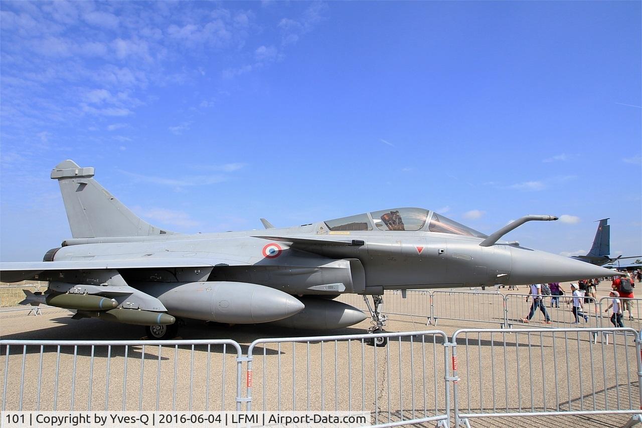 101, Dassault Rafale C C/N 101, Dassault Rafale C, Long range strike configuration, Istres-Le Tubé Air Base 125 (LFMI-QIE) open day 2016