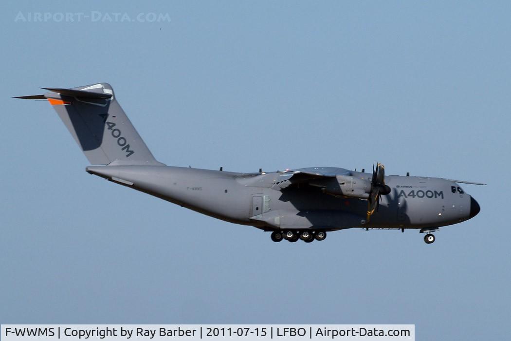 F-WWMS, 2010 Airbus A400M Atlas C/N 003, Airbus A400M Atlas [003] (Airbus Industrie) Toulouse-Blagnac~F 14/07/2011