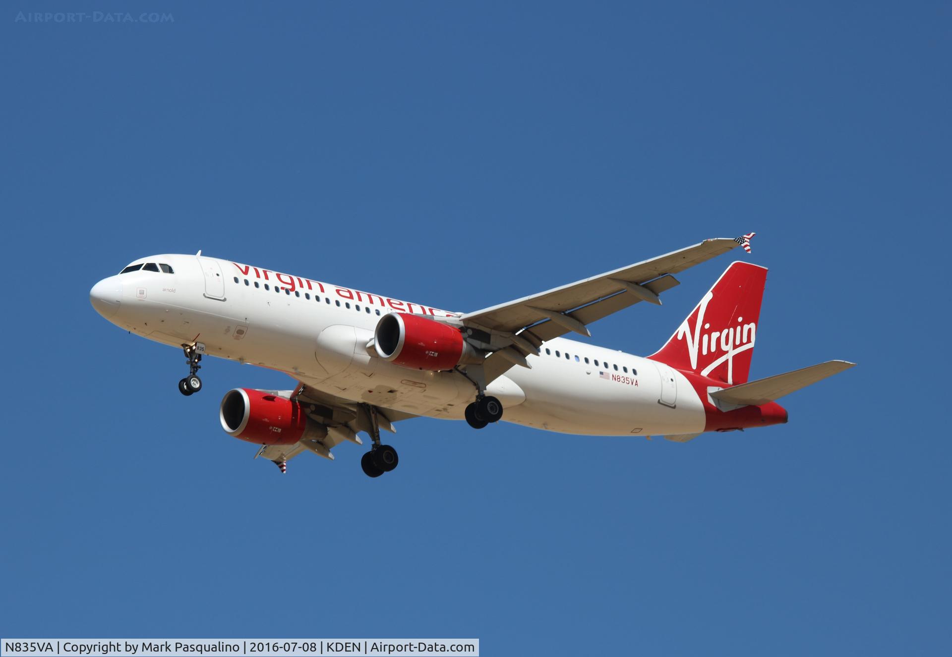 N835VA, 2010 Airbus A320-214 C/N 4448, Airbus A320