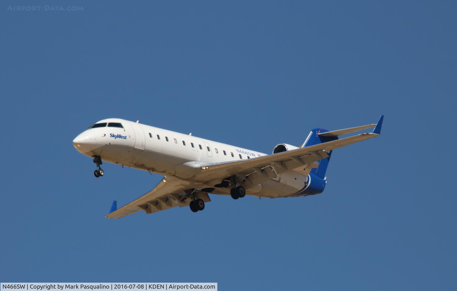 N466SW, 2003 Bombardier CRJ-200ER (CL-600-2B19) C/N 7856, CL-600-2B19