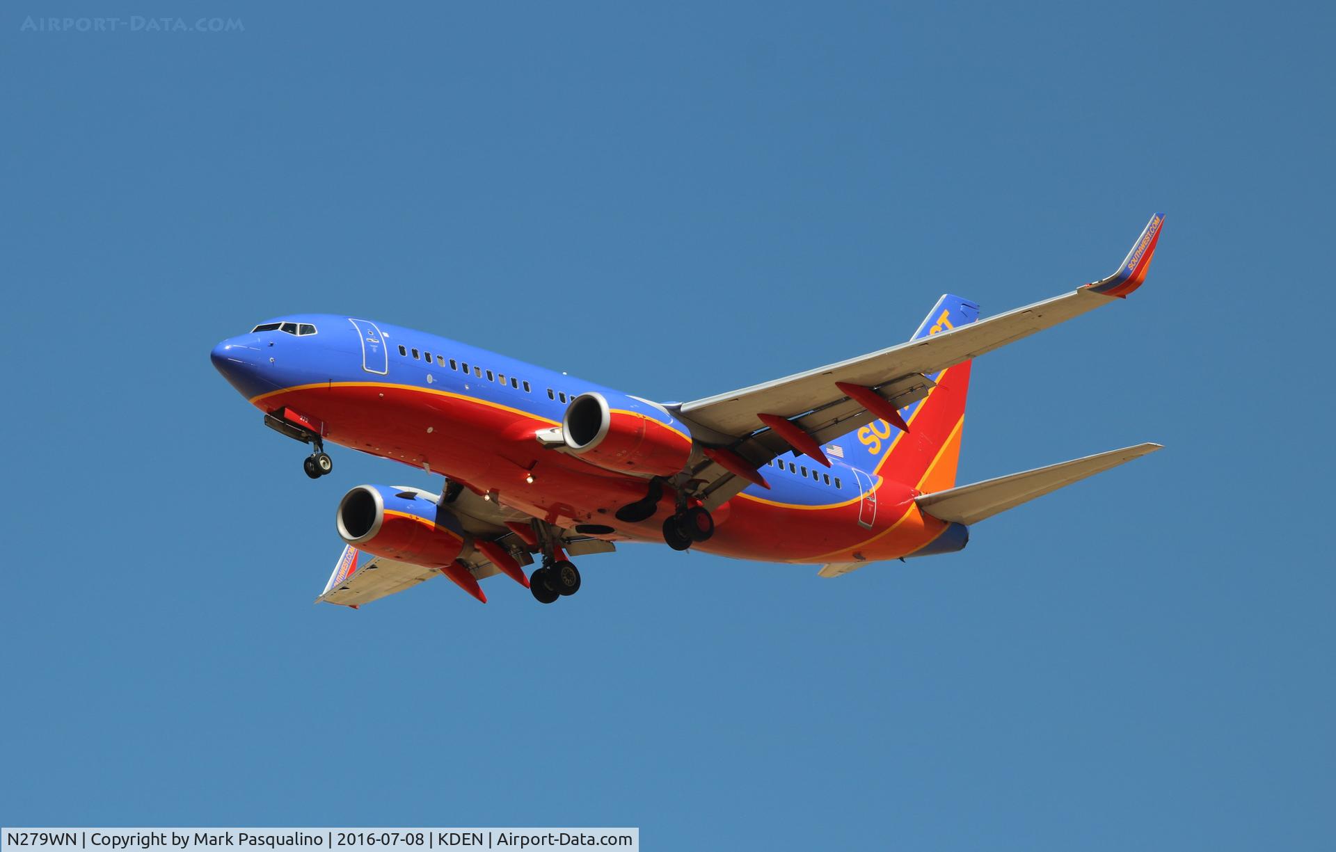 N279WN, 2007 Boeing 737-7H4 C/N 32532, Boeing 737-700