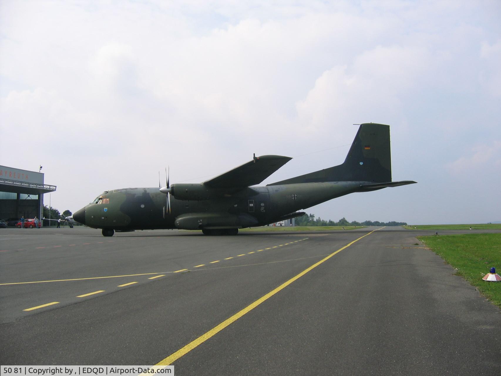 50 81, Transall C-160D C/N D118, Transall Bayreuth Airport