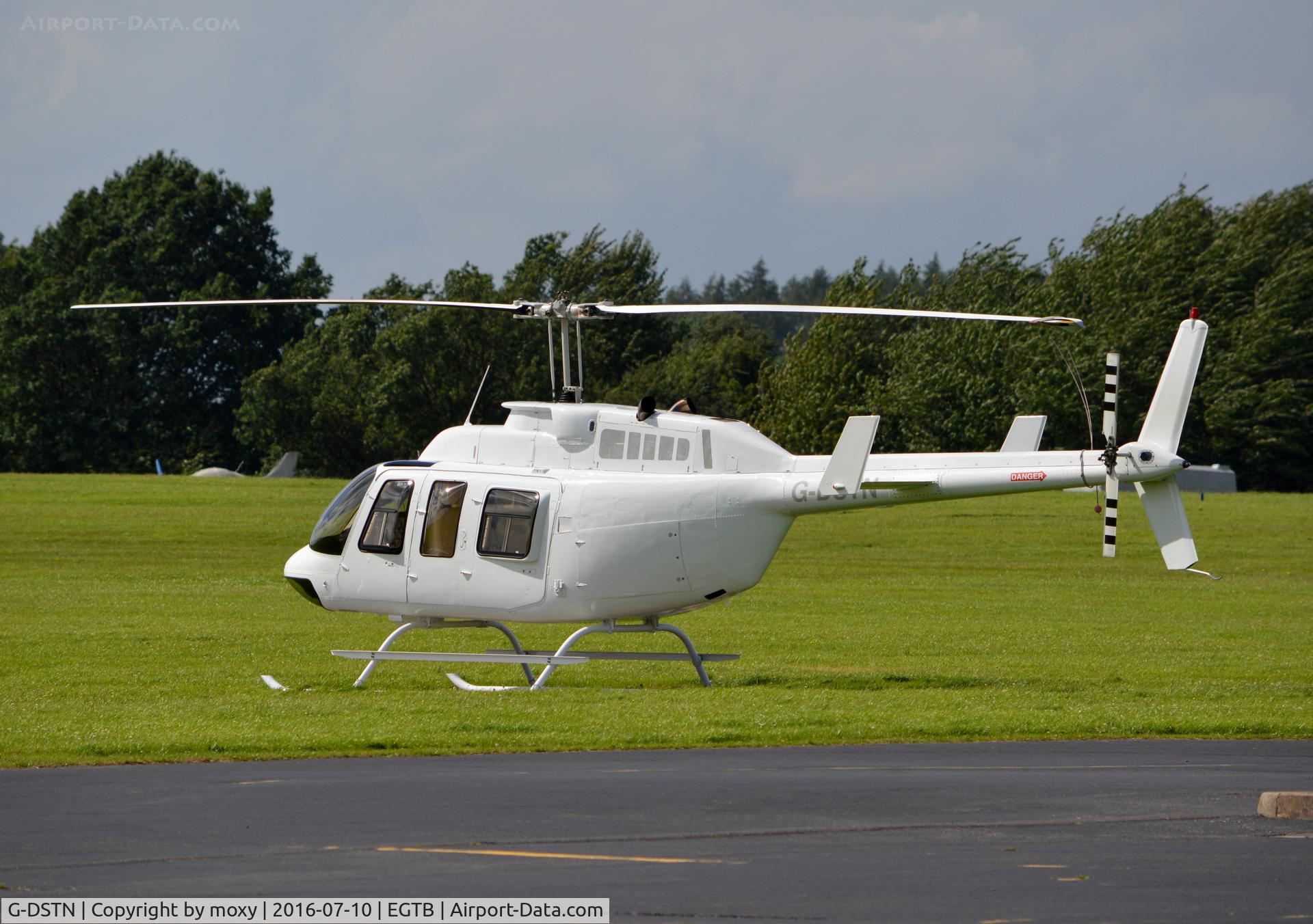 G-DSTN, 1977 Bell 206L LongRanger LongRanger C/N 45030, Bell 206L LongRanger at Wycombe Air Park. Ex G-CYRS and OH-HOH.