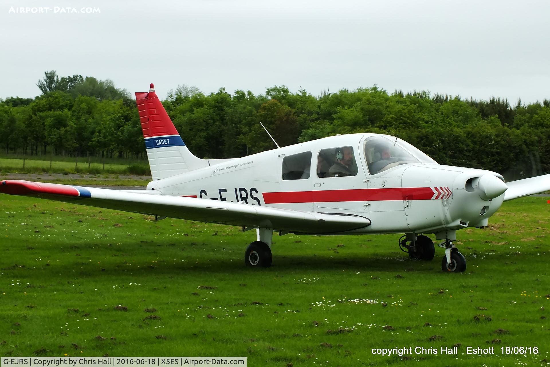 G-EJRS, 1989 Piper PA-28-161 Cadet C/N 2841115, at the Great North Fly in. Eshott