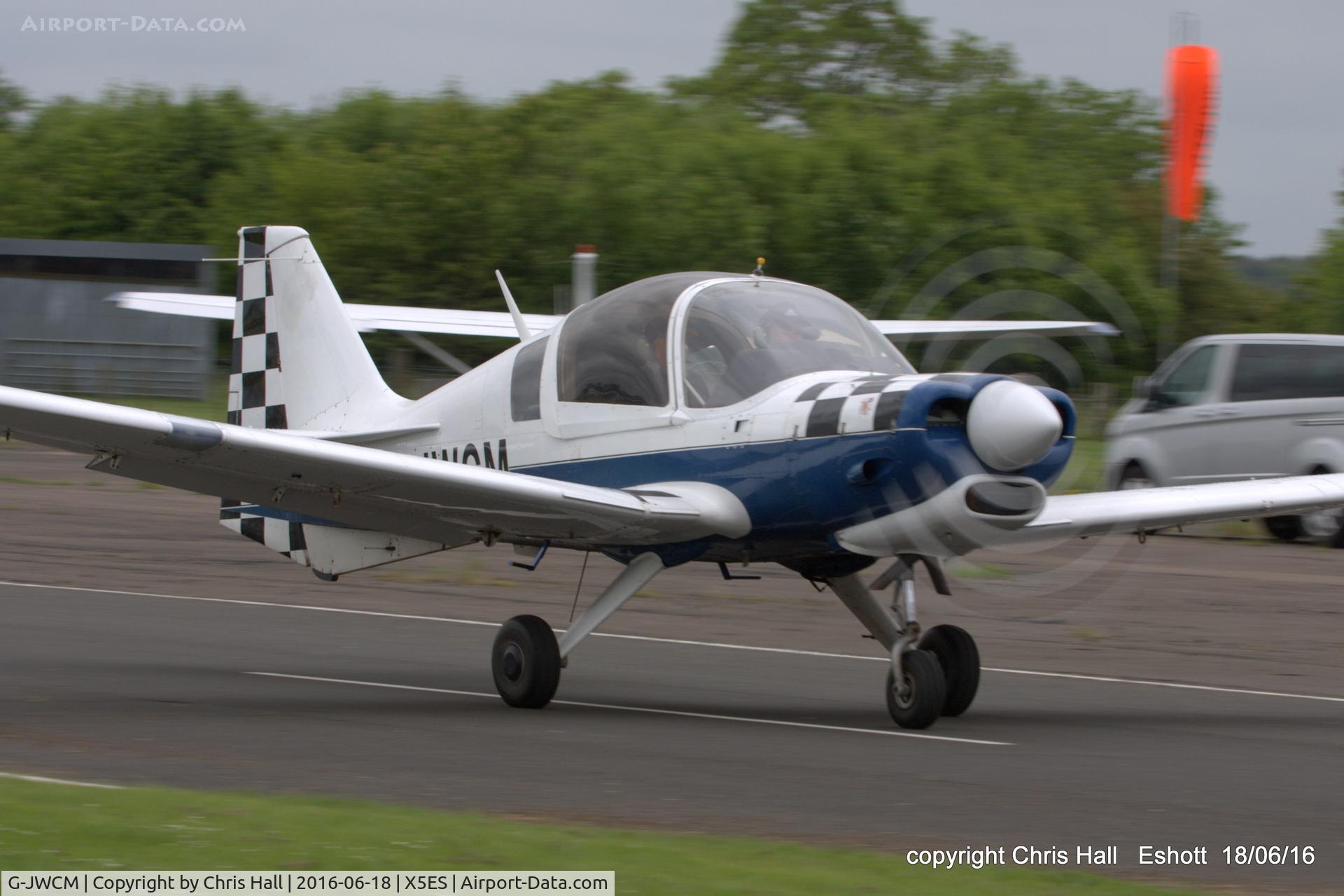 G-JWCM, 1980 Scottish Aviation Bulldog Series 120 Model 1210 C/N BH120/408, at the Great North Fly in. Eshott