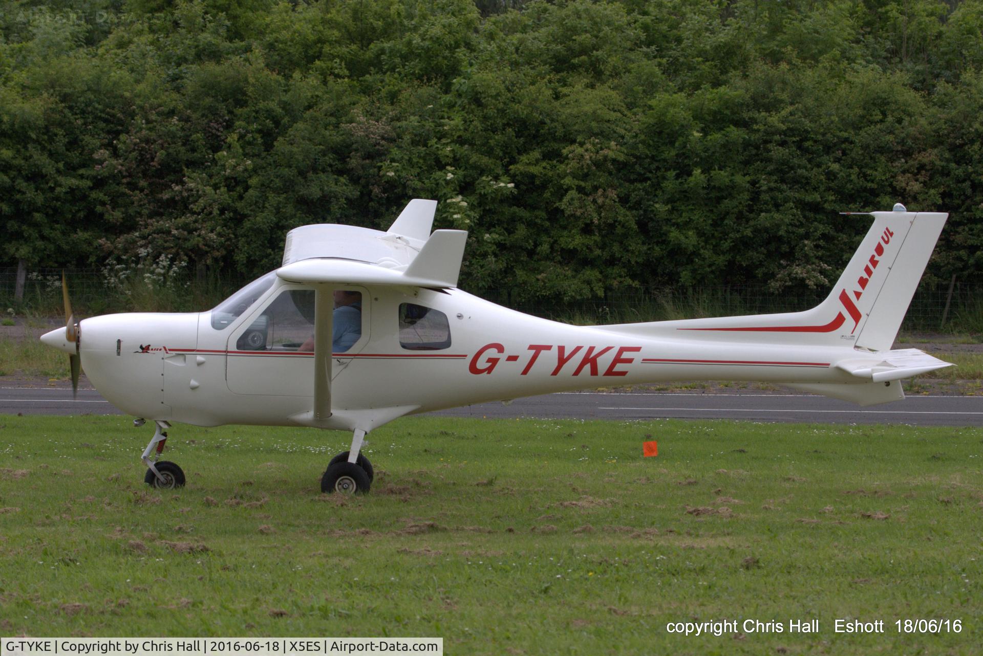 G-TYKE, 2001 Jabiru UL-450 C/N PFA 274A-13739, at the Great North Fly in. Eshott