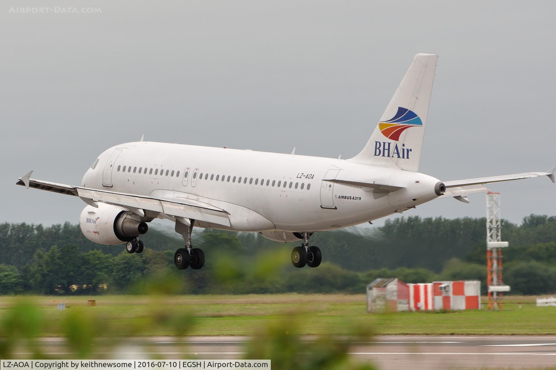 LZ-AOA, 2007 Airbus A319-112 C/N 3139, Regular Visitor.