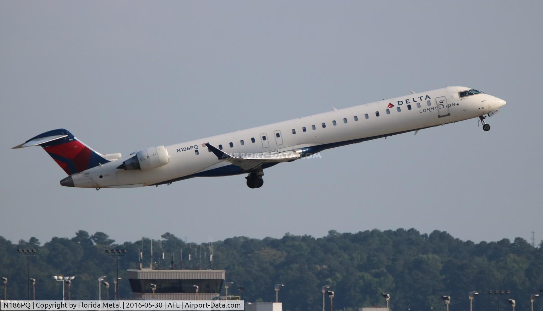 N186PQ, 2008 Bombardier CRJ-900ER (CL-600-2D24) C/N 15186, Delta Connection