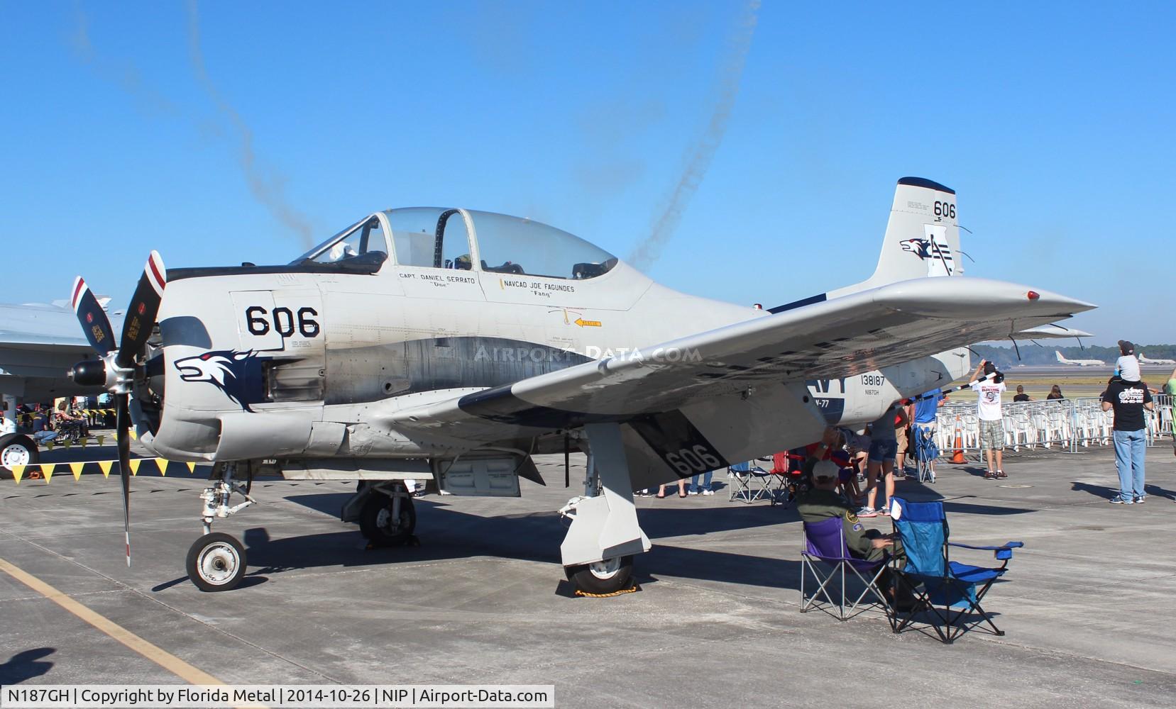 N187GH, 1954 North American T-28C Trojan C/N 200-258 (138187), T-28C