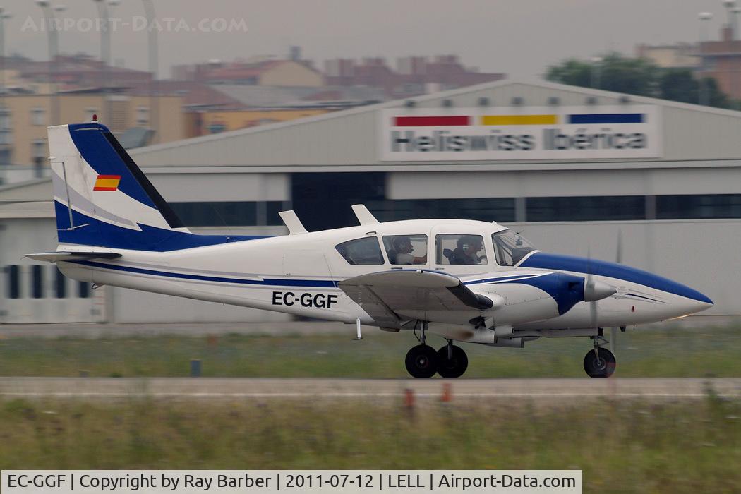 EC-GGF, 1972 Piper PA-23-250 Aztec E C/N 27-4810, Piper PA-23-250 Aztec E [27-4810] Barcelona-Sabadell~EC 12/07/2011