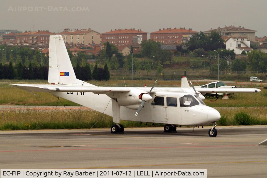 EC-FIP, 1970 Britten-Norman BN-2A-26 Islander C/N 623, Britten-Norman BN-2A Islander [0623] (Aqualata Air) Barcelona-Sabadell~EC 12/07/2011