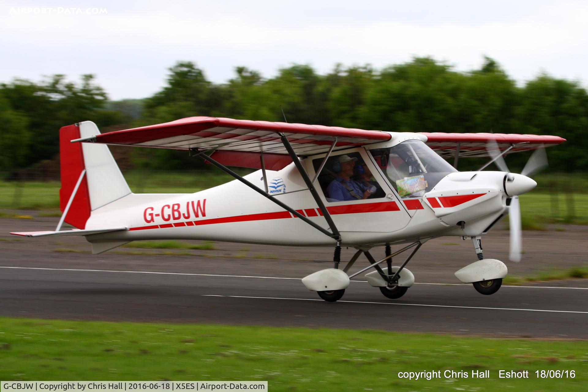 G-CBJW, 2002 Comco Ikarus C42 FB UK C/N PFA 322-13811, at the Great North Fly in. Eshott