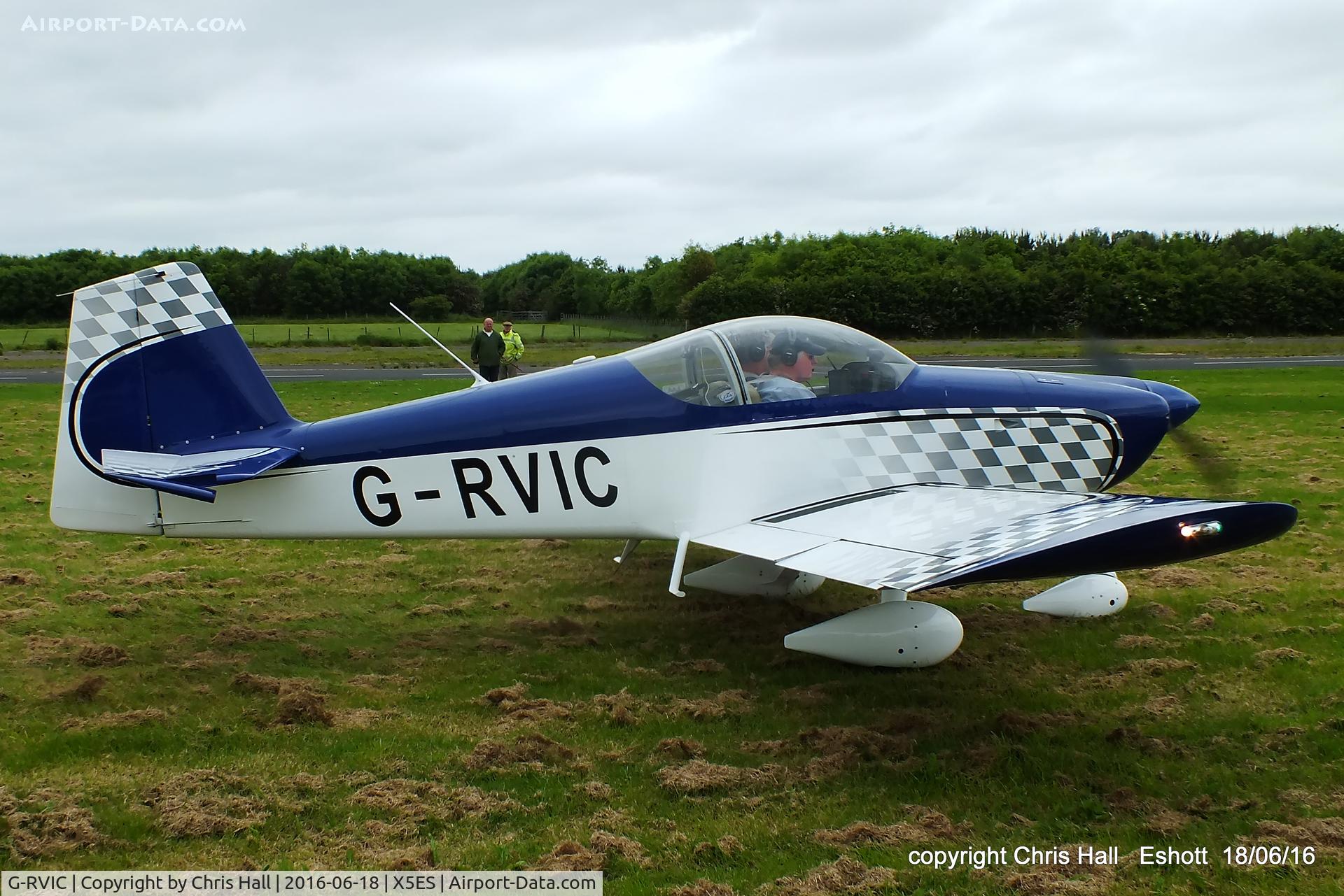 G-RVIC, 2004 Vans RV-6A C/N PFA 181-13319, at the Great North Fly in. Eshott