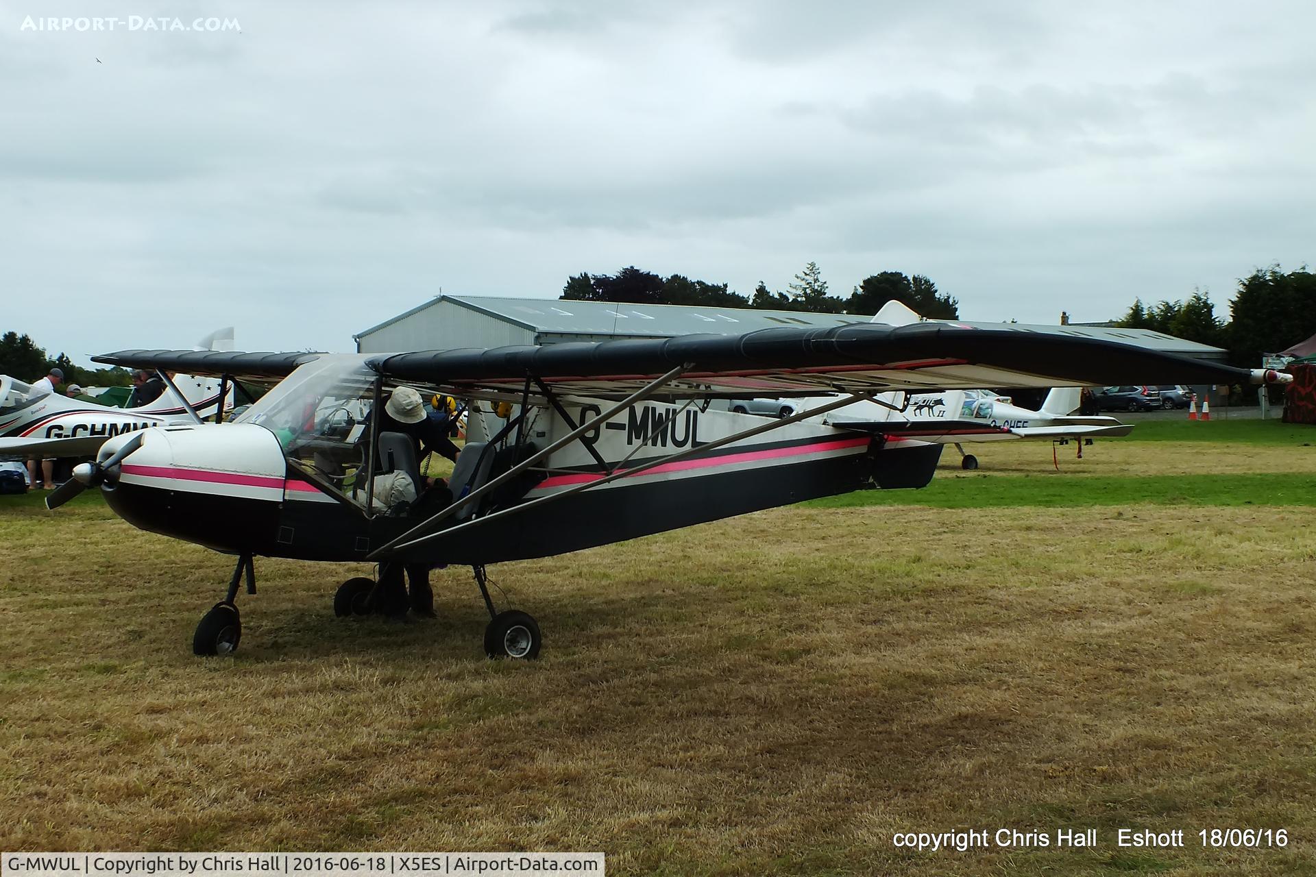 G-MWUL, 1992 Rans S-6ESD Coyote II C/N PFA 204-12054, at the Great North Fly in. Eshott