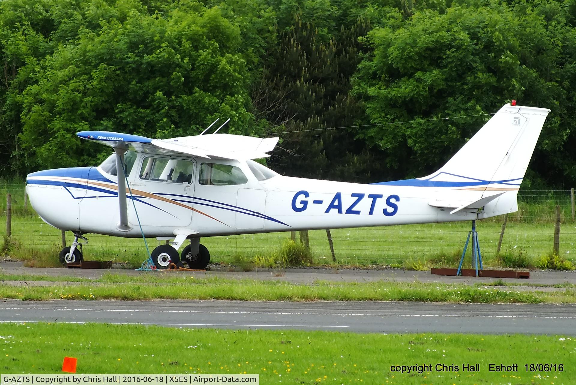 G-AZTS, 1972 Reims F172L Skyhawk C/N 0866, at the Great North Fly in. Eshott
