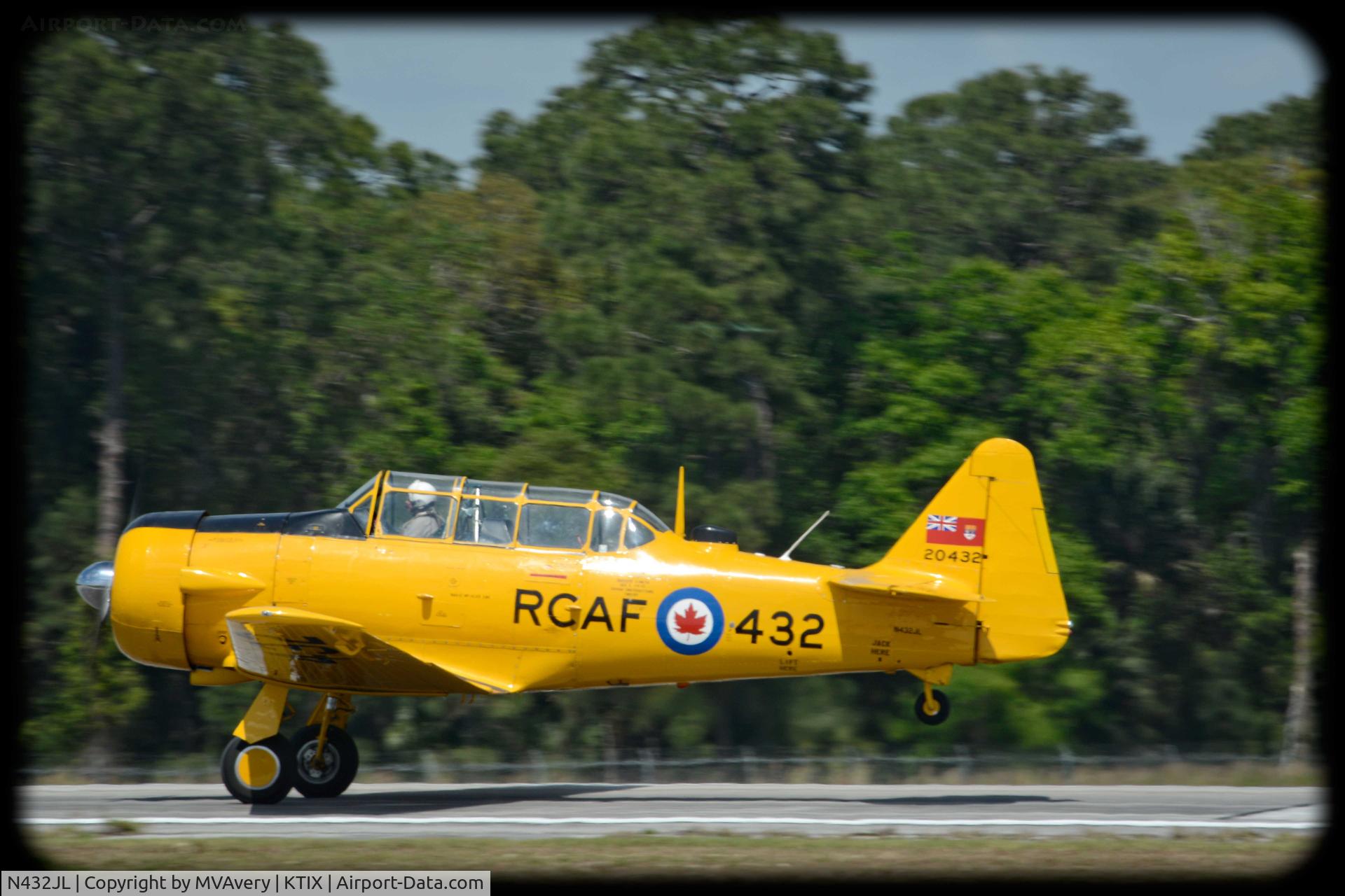 N432JL, Canadian Car & Foundry Harvard MK IV C/N CCF4-223, 2015 Tico Air Show