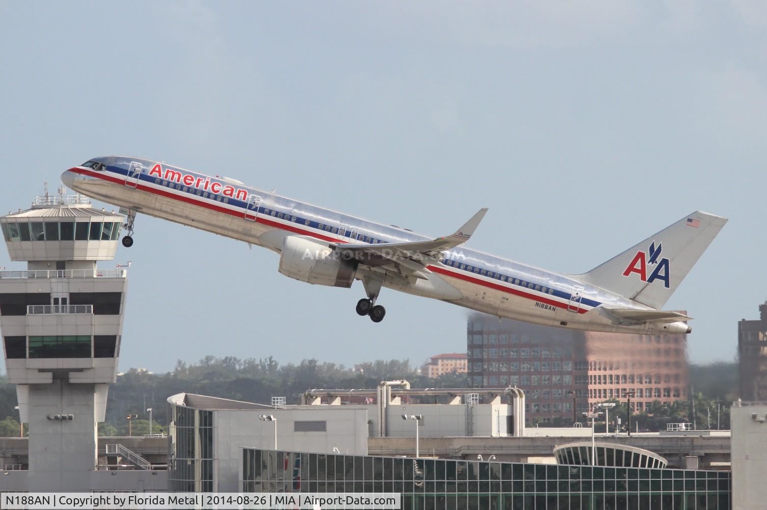 N188AN, 2001 Boeing 757-223 C/N 32382, American