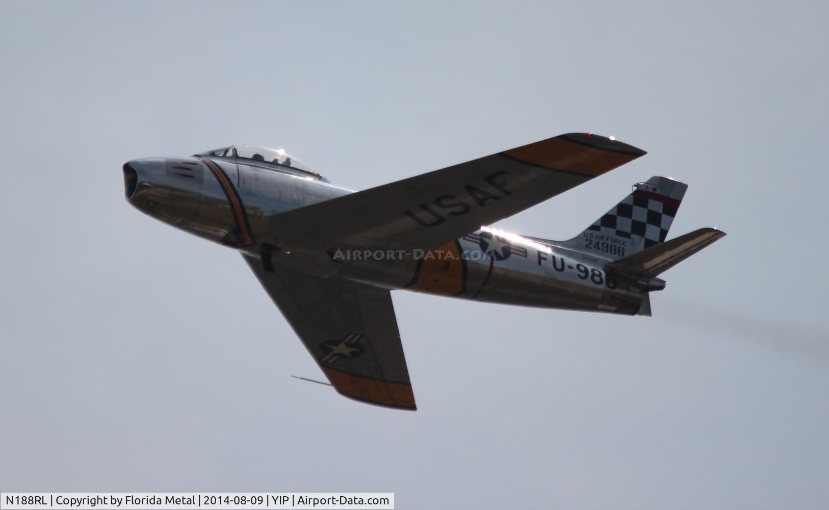 N188RL, 1952 North American F-86F Sabre C/N 191-682, Smokey F-86F