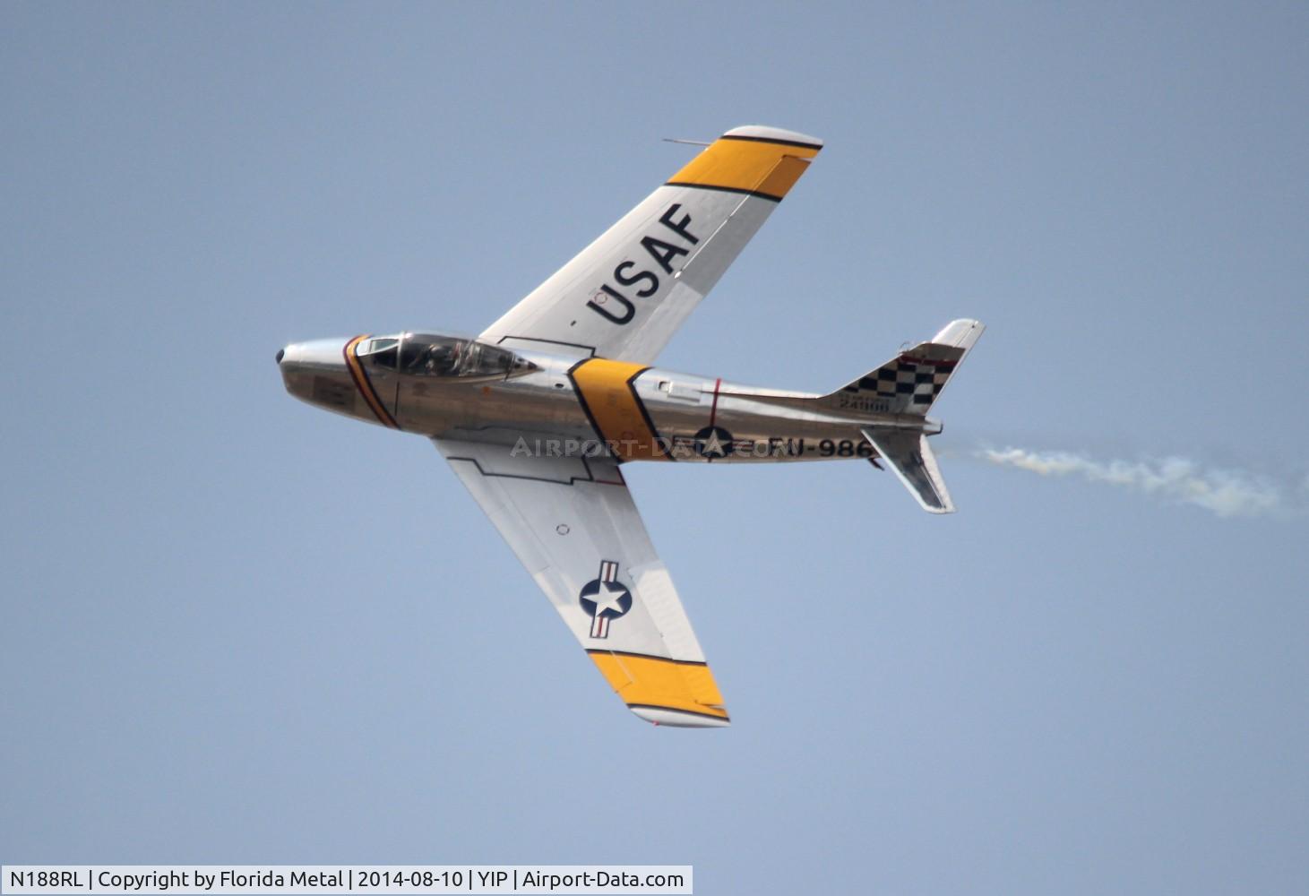 N188RL, 1952 North American F-86F Sabre C/N 191-682, F-86F