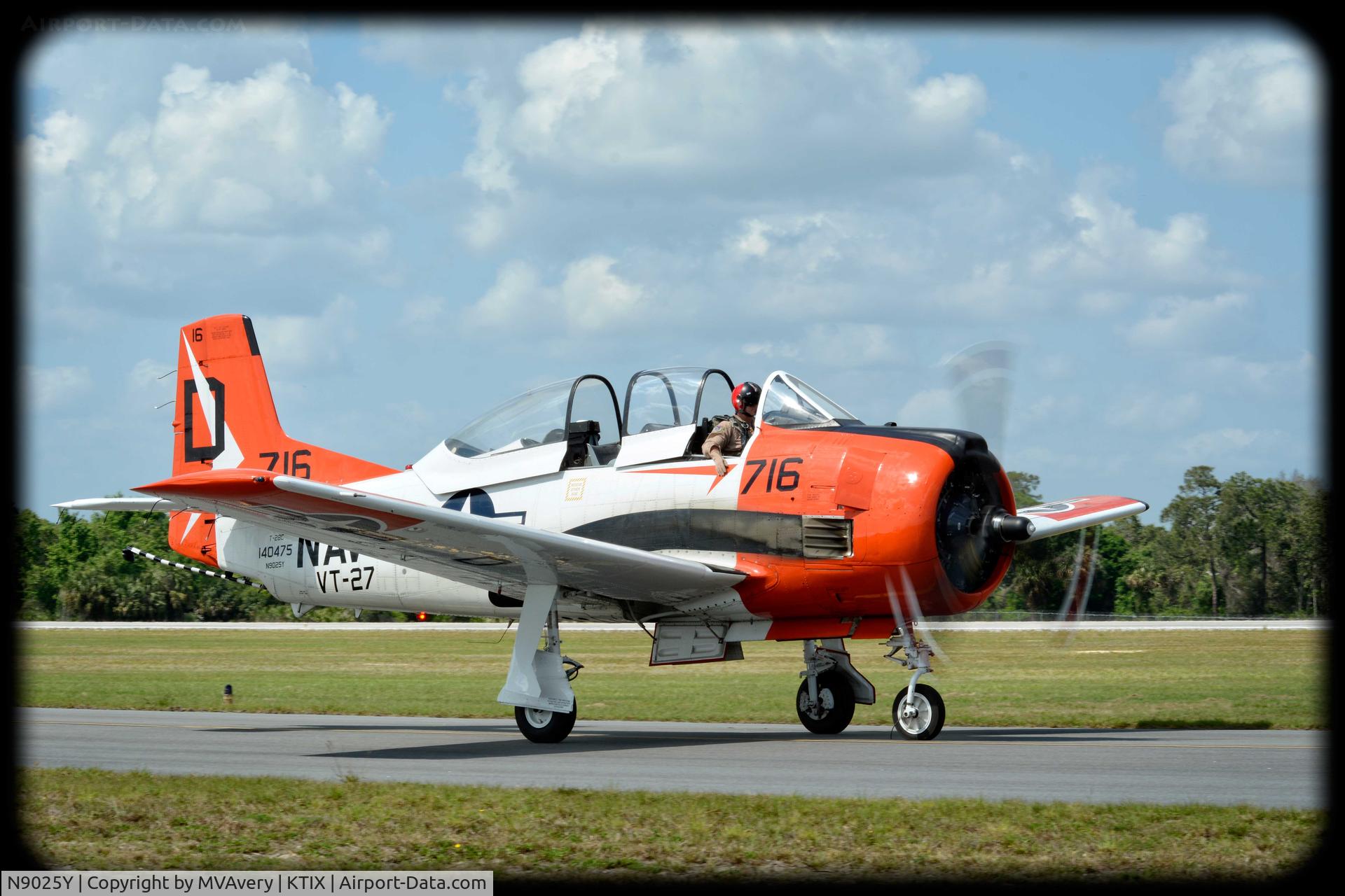 N9025Y, 1956 North American T-28C Trojan C/N 226-152, 2015 Tico Air Show